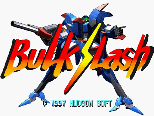 Bulk Slash title screen for Sega Saturn